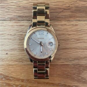 Fossil Rose Gold Watch